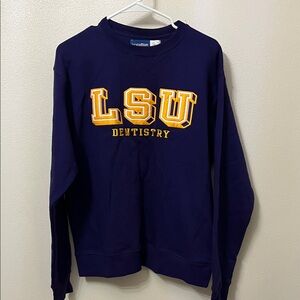 LSU Dentistry Purple Sweatshirt Medium